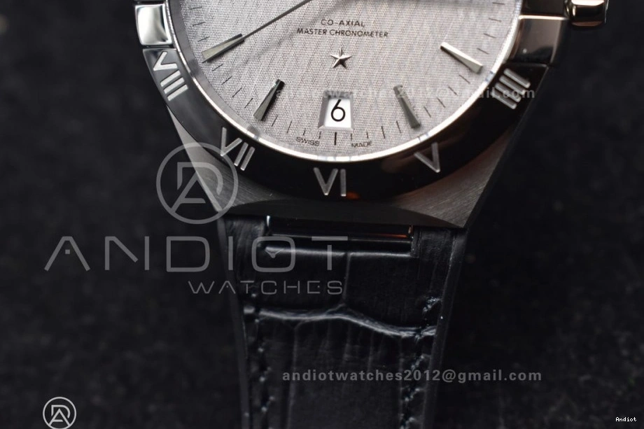 1:1 SBF Black SS A8900 Gummy Super Edition Constellation on Strap Clone Gray Dial Best 0101